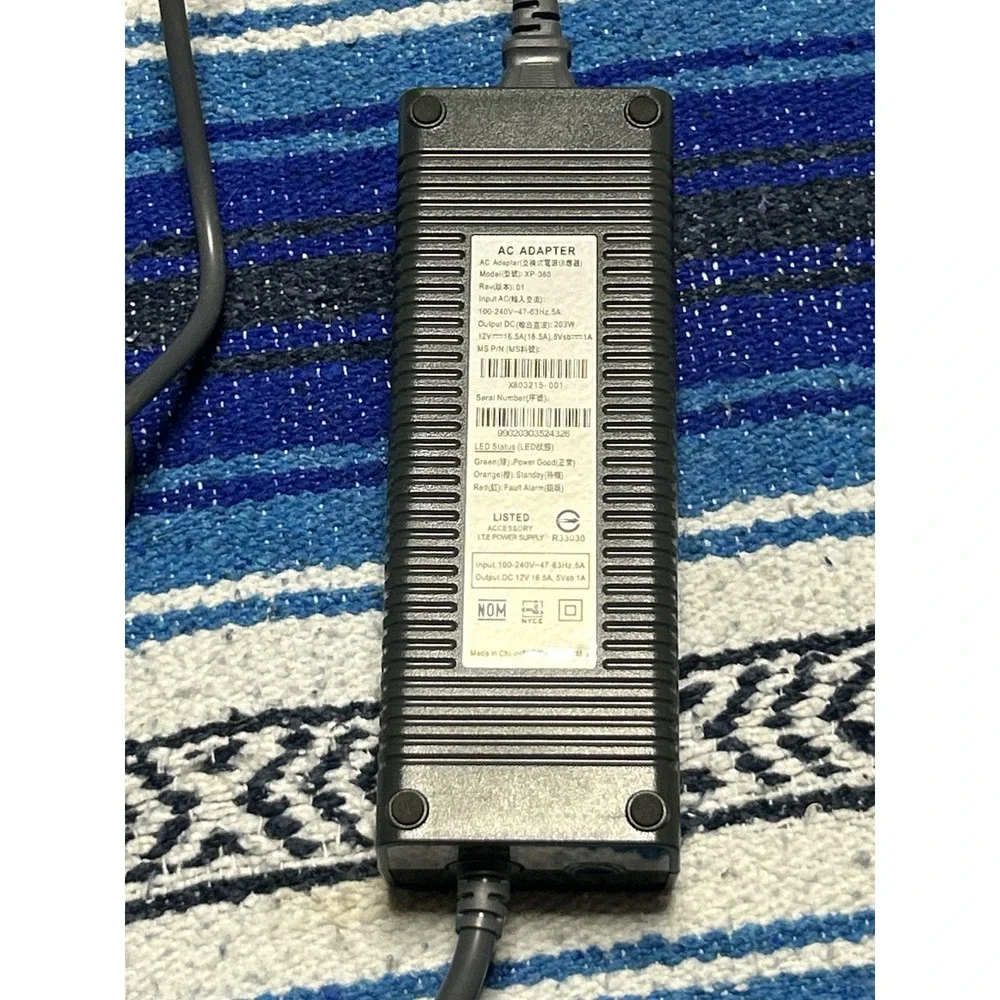 Microsoft Xbox 360 Pro Console 2009 Power Supply Brick Only Works with Issues